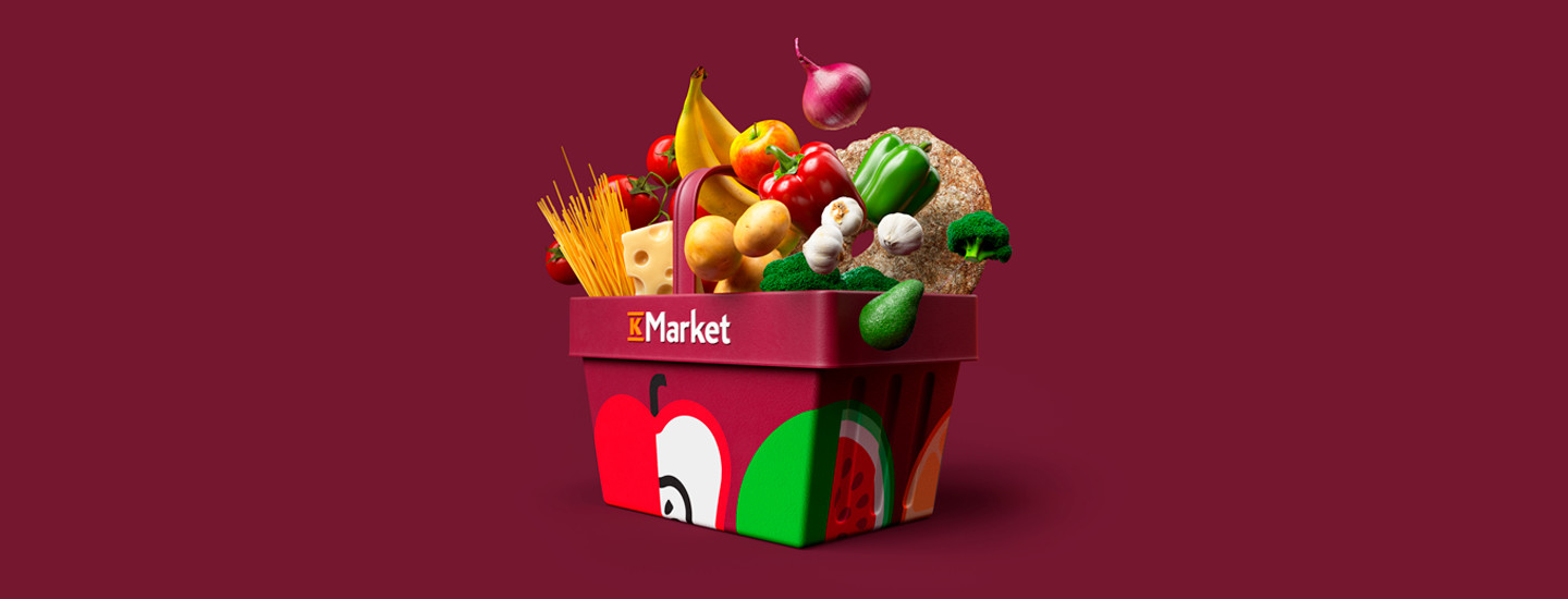Nopea jääkaapin täydennys K-Marketin verkkokaupasta