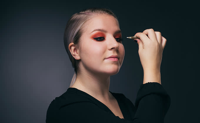 Halloween bilemeikki vaihe 3