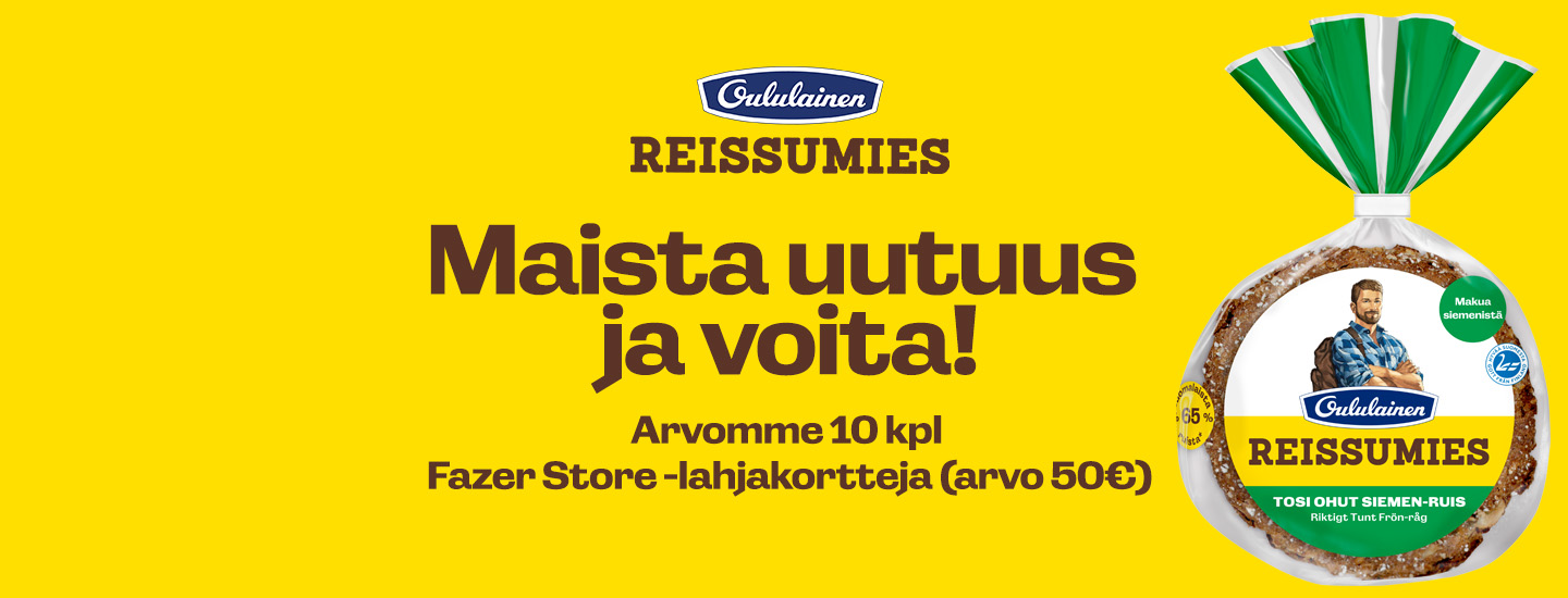 Maista Reissumies-uutuus ja voita!