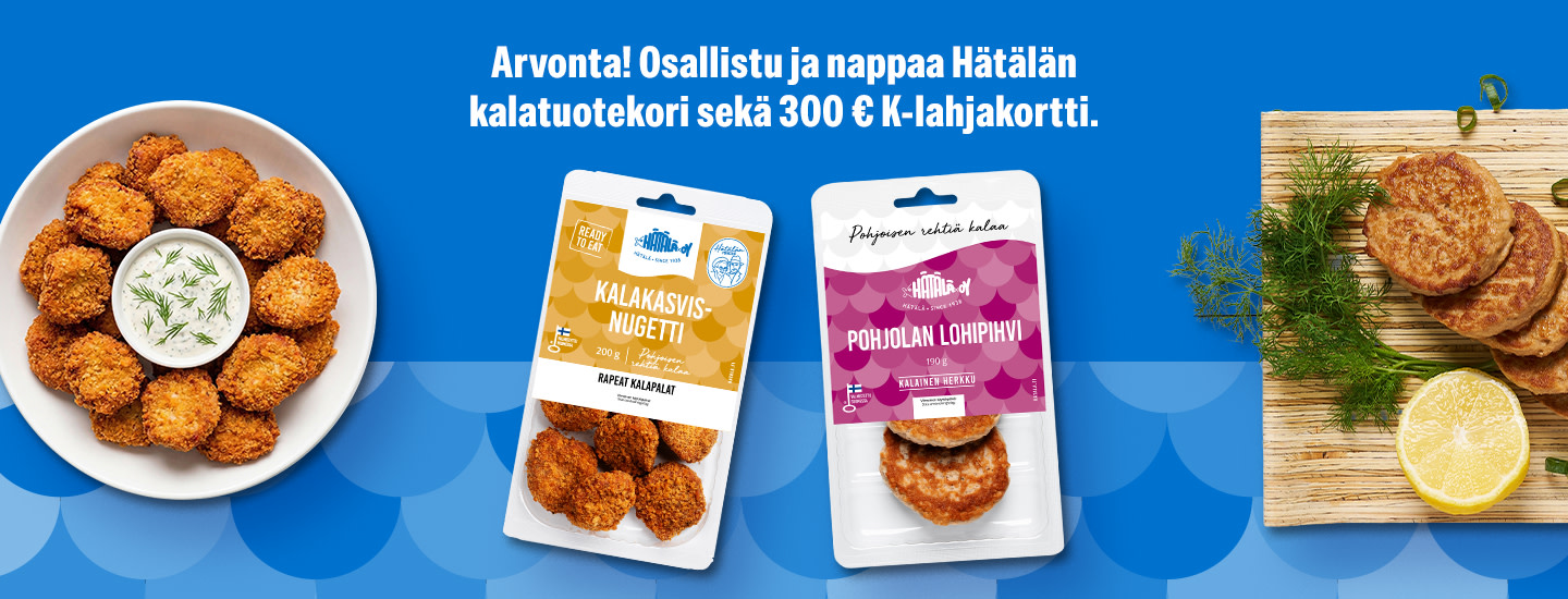 Hätälä-tuotteita