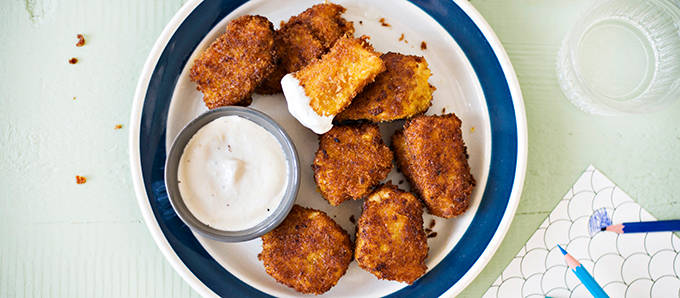 Pankojauhoilla kuorrutetut kananugetit 2016 kopio