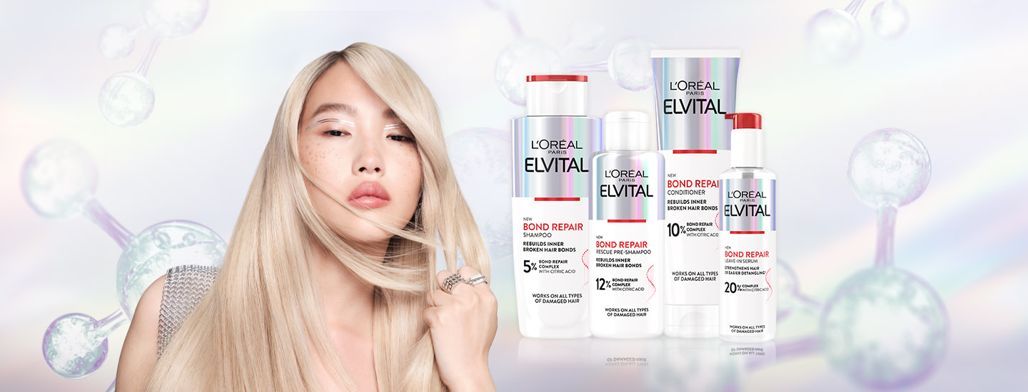Elvital Bond Repair - välitön muutos hiuksissa syväkorjaavalla hiustenhoitosarjallamme