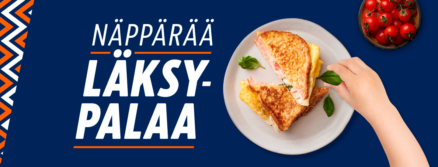 Näppärää nopeaan nälkään 