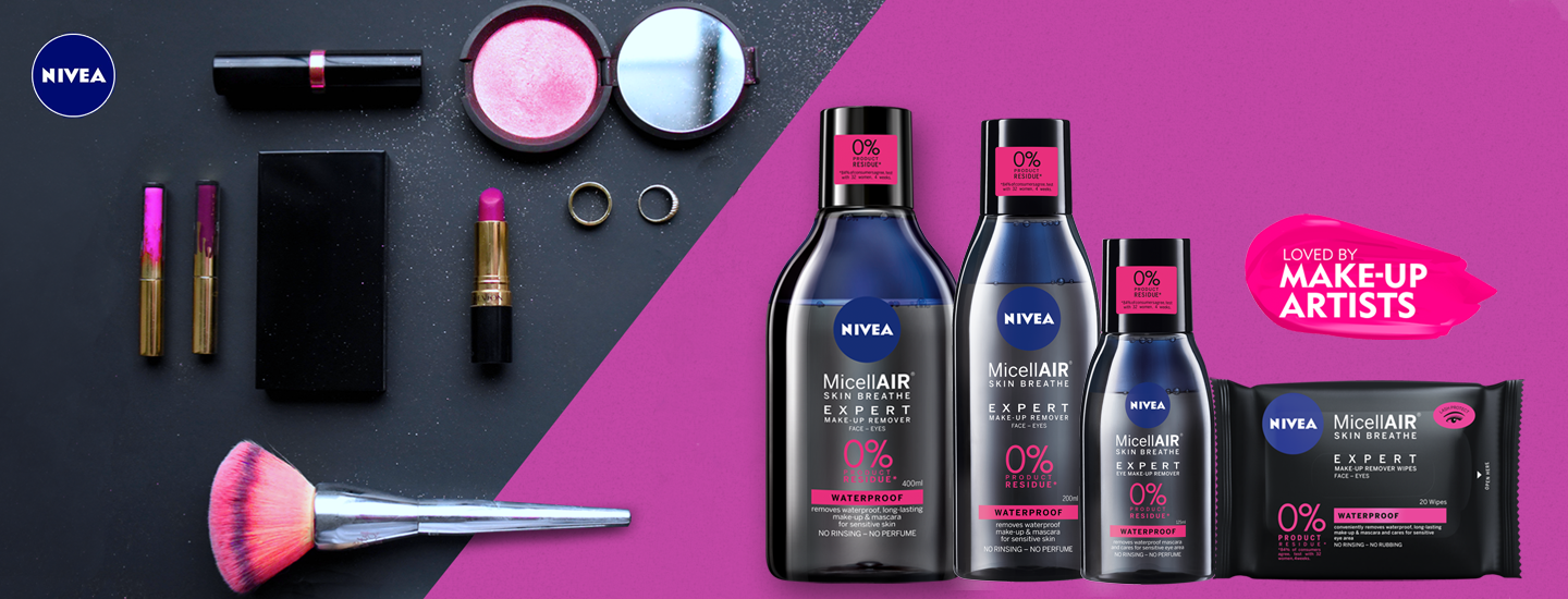 NIVEA MicellAIR -meikinpoistosarja K-Citymarketeista