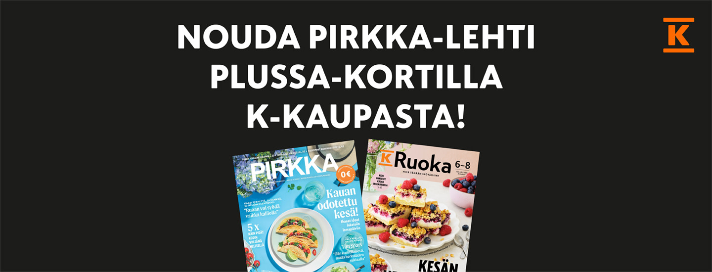 Pirkka-lehti 0626 kauppajakelu hero 1440x550