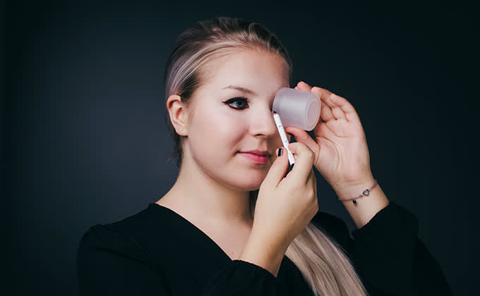 Halloween kallomeikki vaihe 1