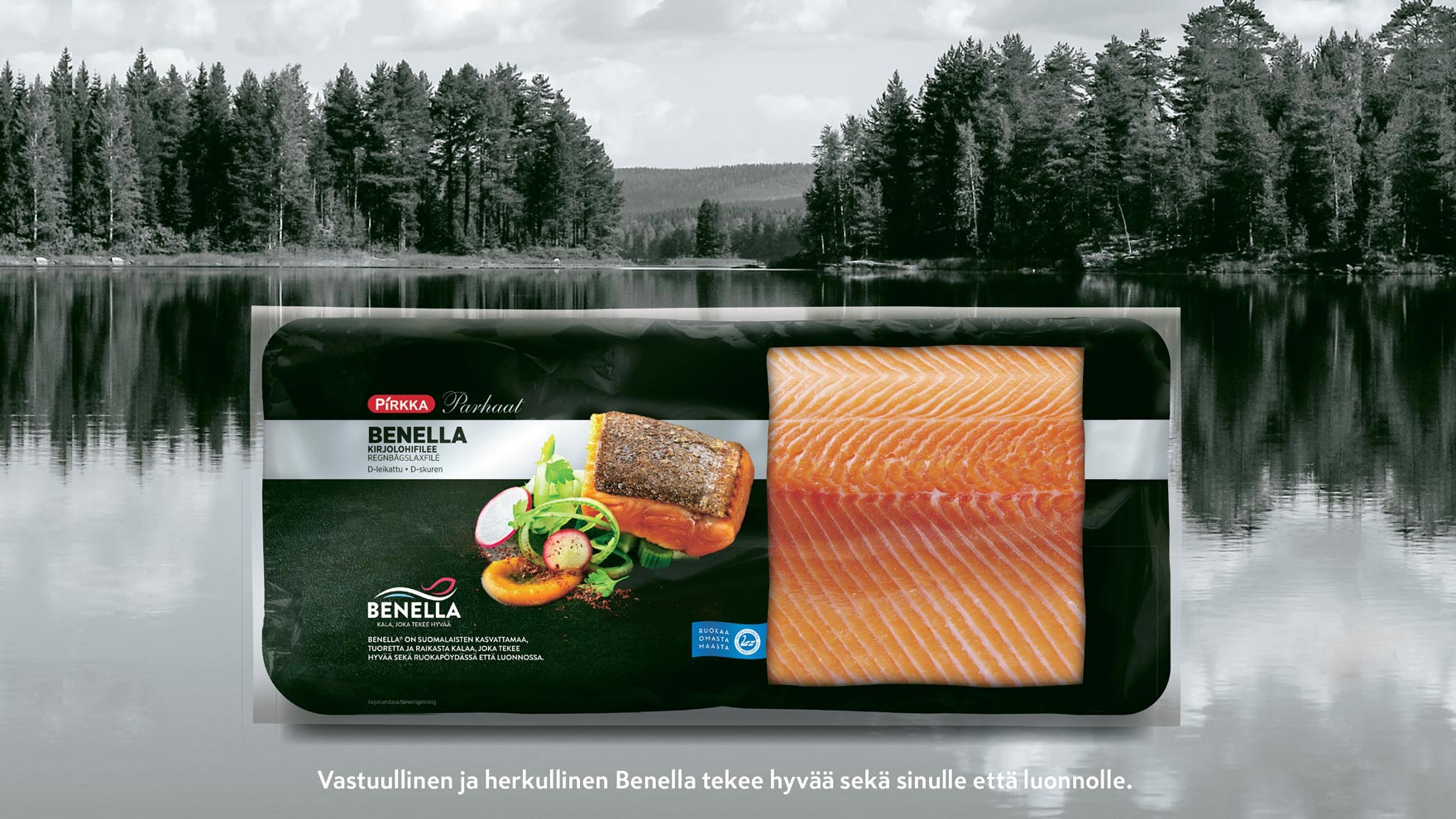 Pirkka Parhaat Benella kirjolohifilee - hyvää tekevät kalat