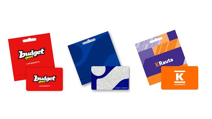 K-lahjakortit BudgetSport Intersport KRauta