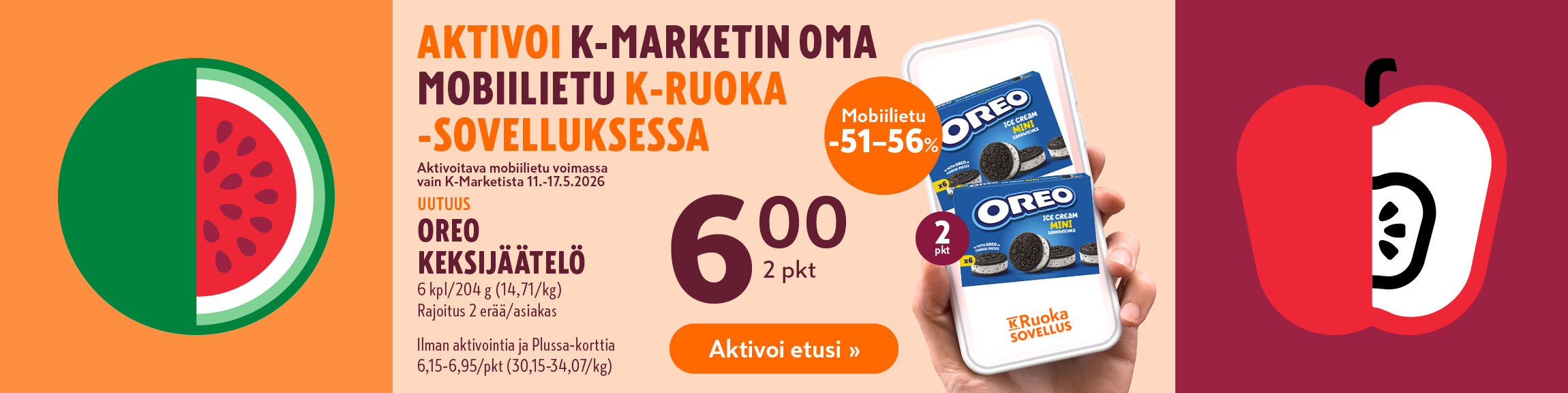 K-Marketin oma mobiilietu 