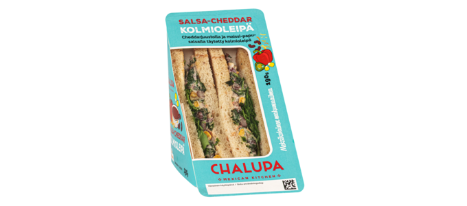 Chalupa salsa-cheddar kolmioleipä 190 g