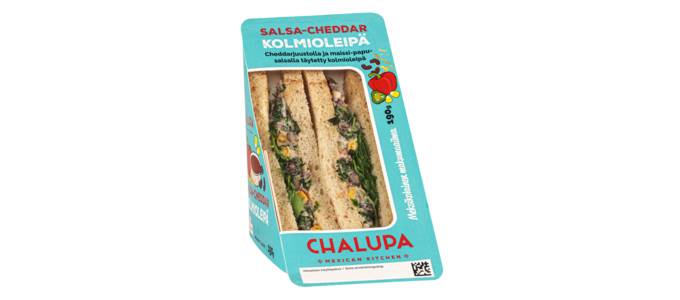 Chalupa salsa-cheddar kolmioleipä 190 g