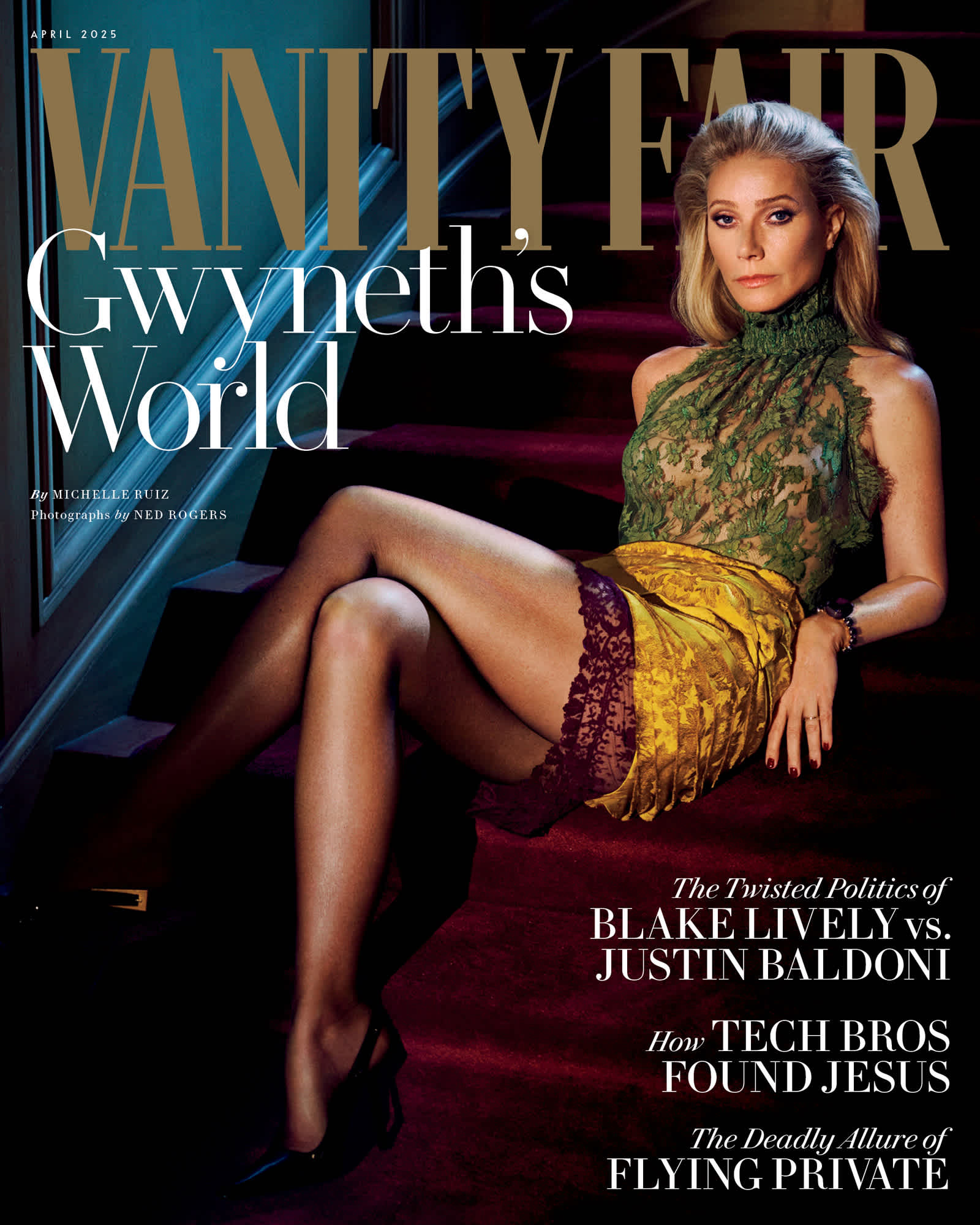 Gwyneth Paltrow is featured on the cover of the April 2025 issue of Vanity Fair.