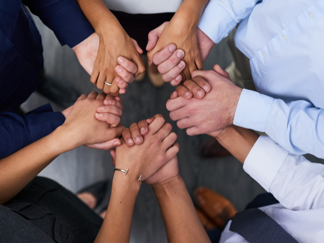 hands held together prayer