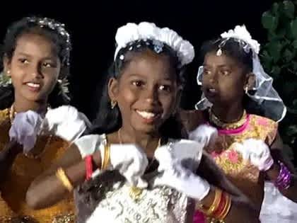 girl white dress dancing