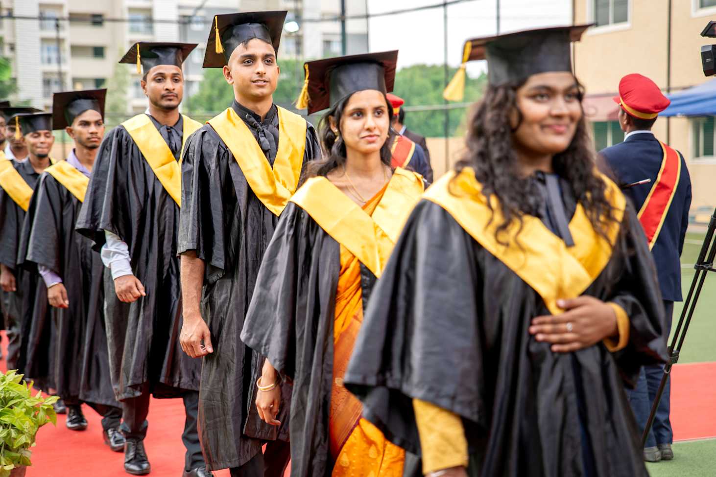 Graduation procession
