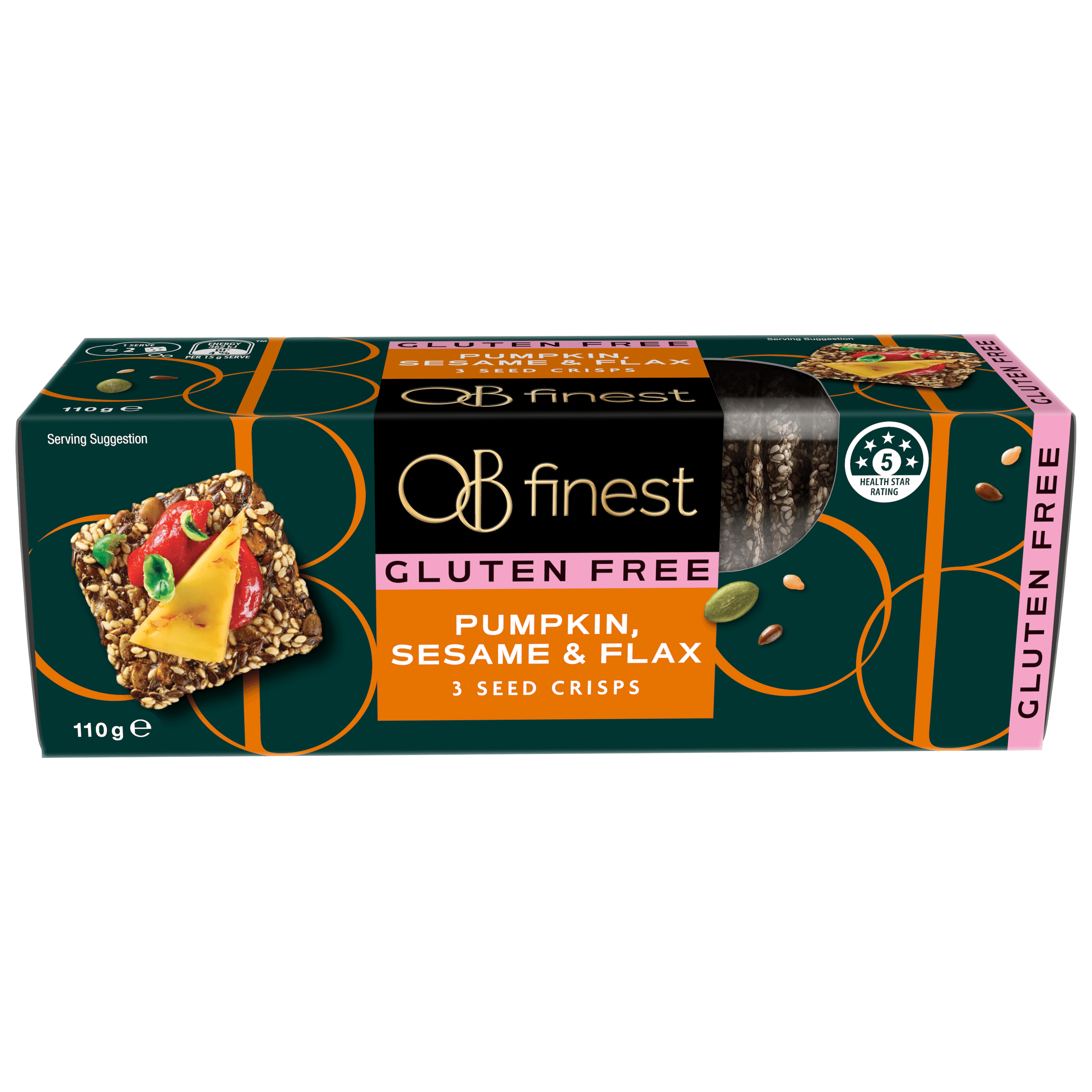 Olina's Bakehouse Seeded Crackers Original image
