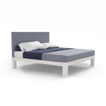 A light gray Wyoming King Platform Bed