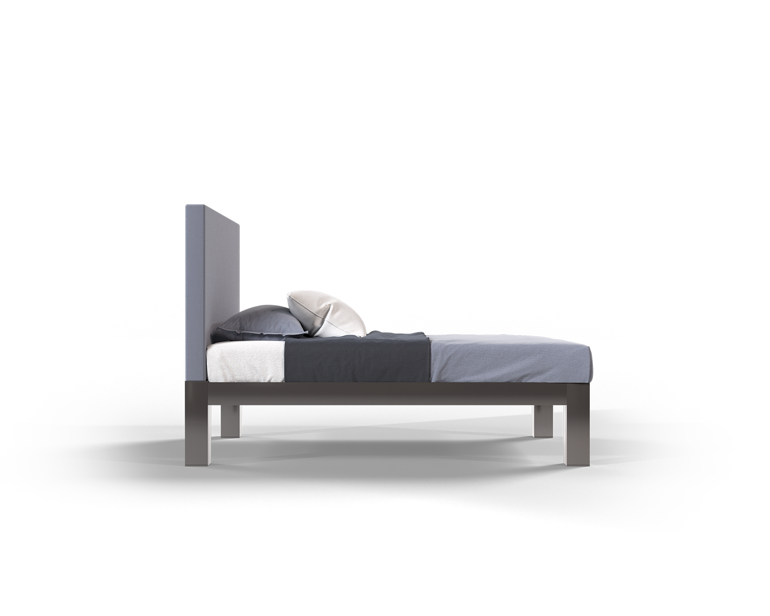 Full Platform Bed Charcoal