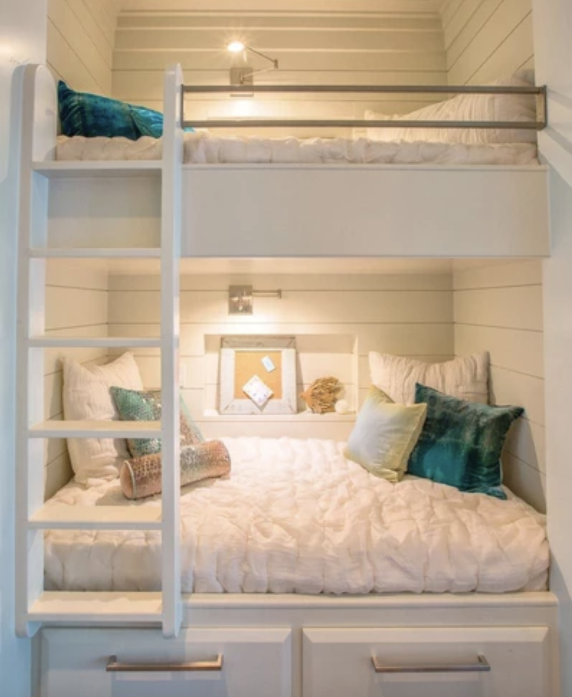 built in bunk beds small room