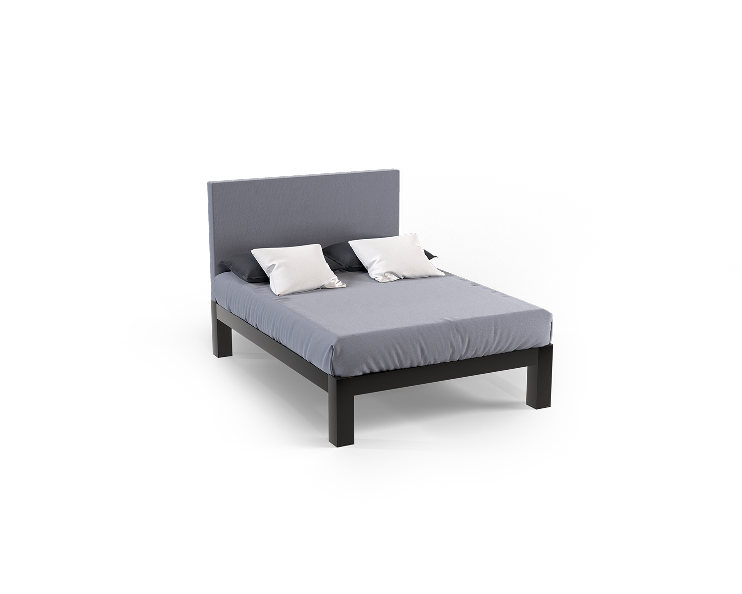 Queen Platform Bed Black