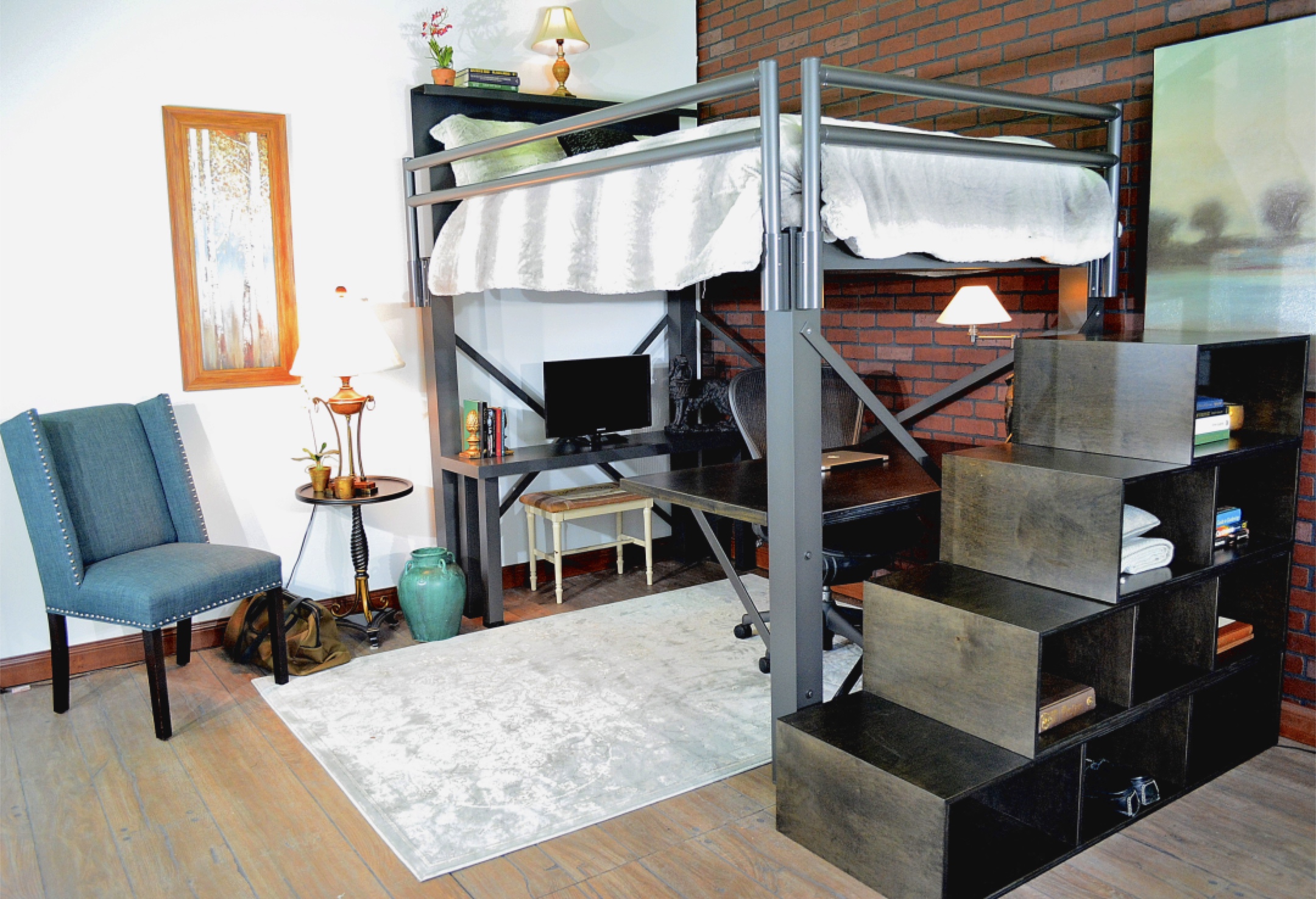 Upside down online loft bed