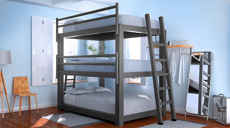 California King Triple Bunk Bed Bunkbeds Com California King Triple Bunk Bed, King Size Bunk Bed