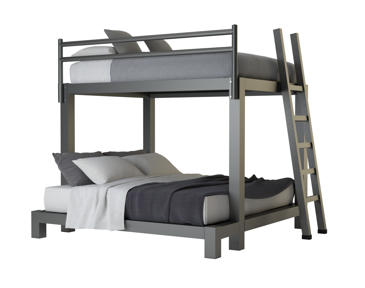 Queen Over King Bunk Bed, Bunk Bed Mattress Size