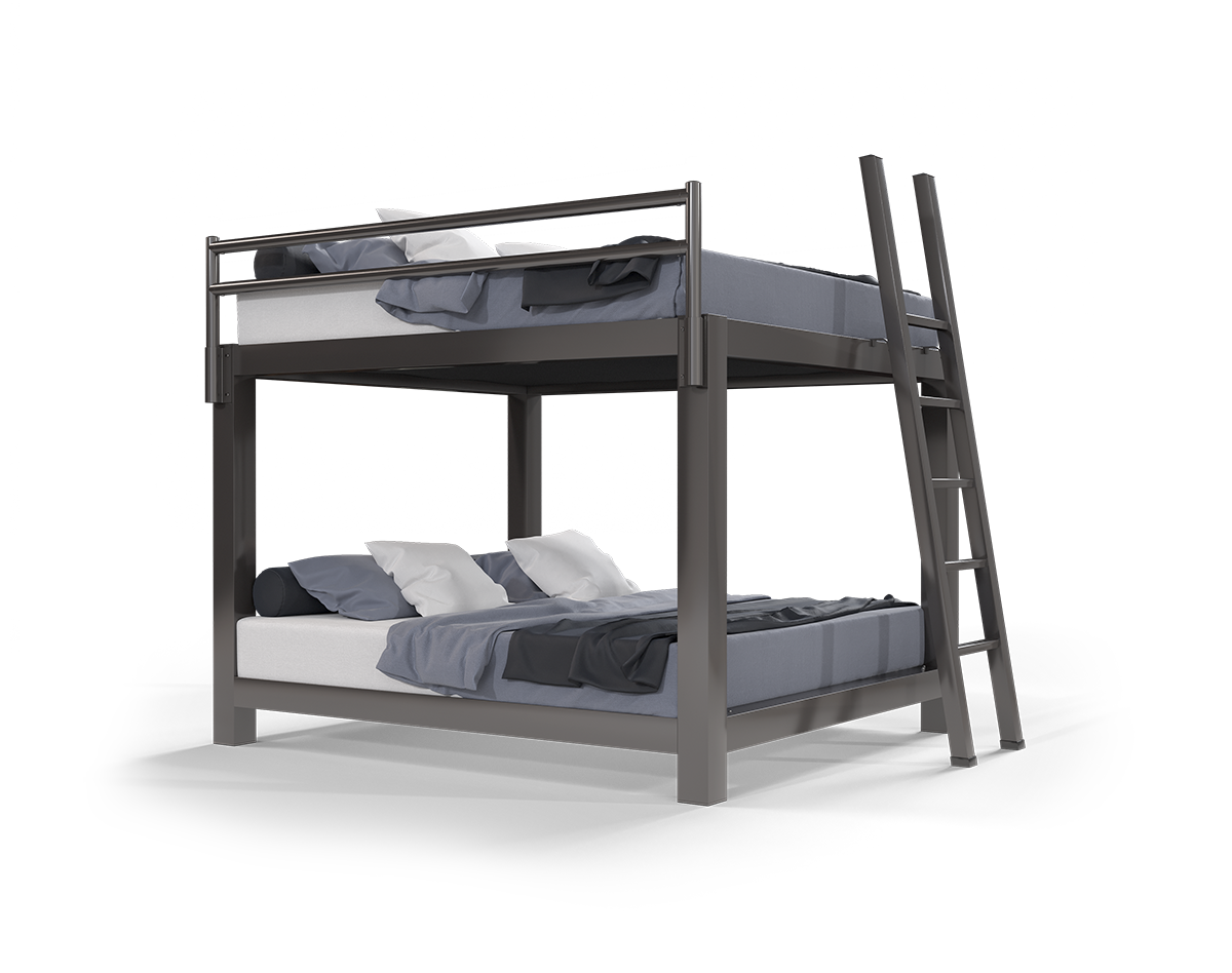 bunk bed 76x80 with mattress