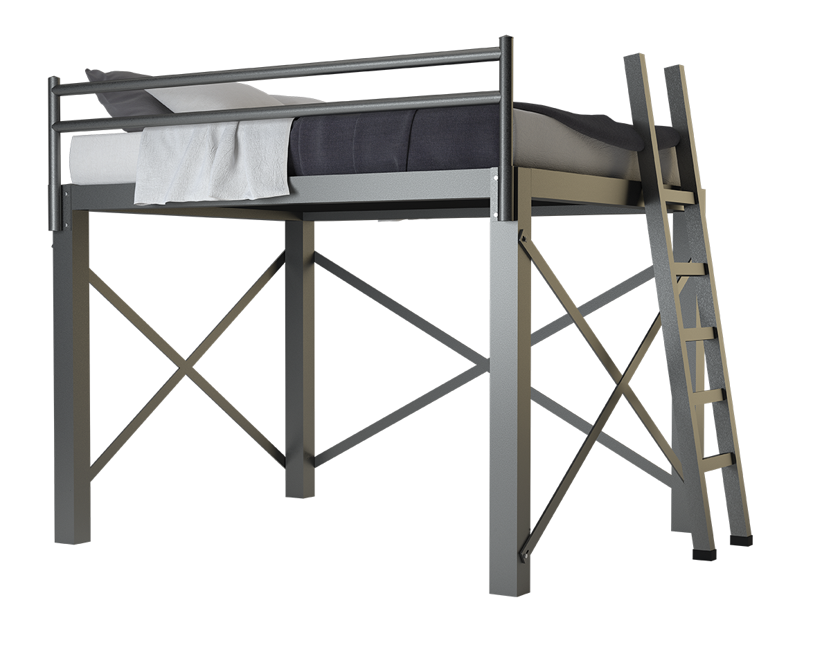 California King Loft Bed Adultbunkbeds Com