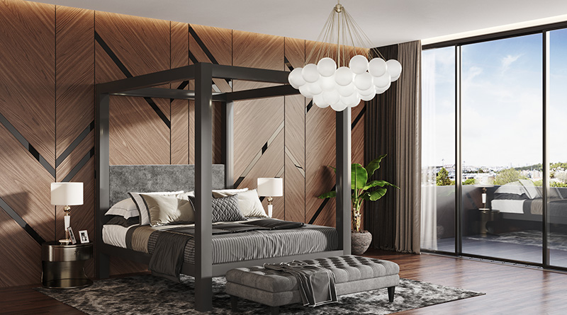 King canopy outlet poster bed