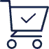 Shopping cart graphic icon