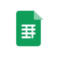 Google Sheets logo (product padded 200)