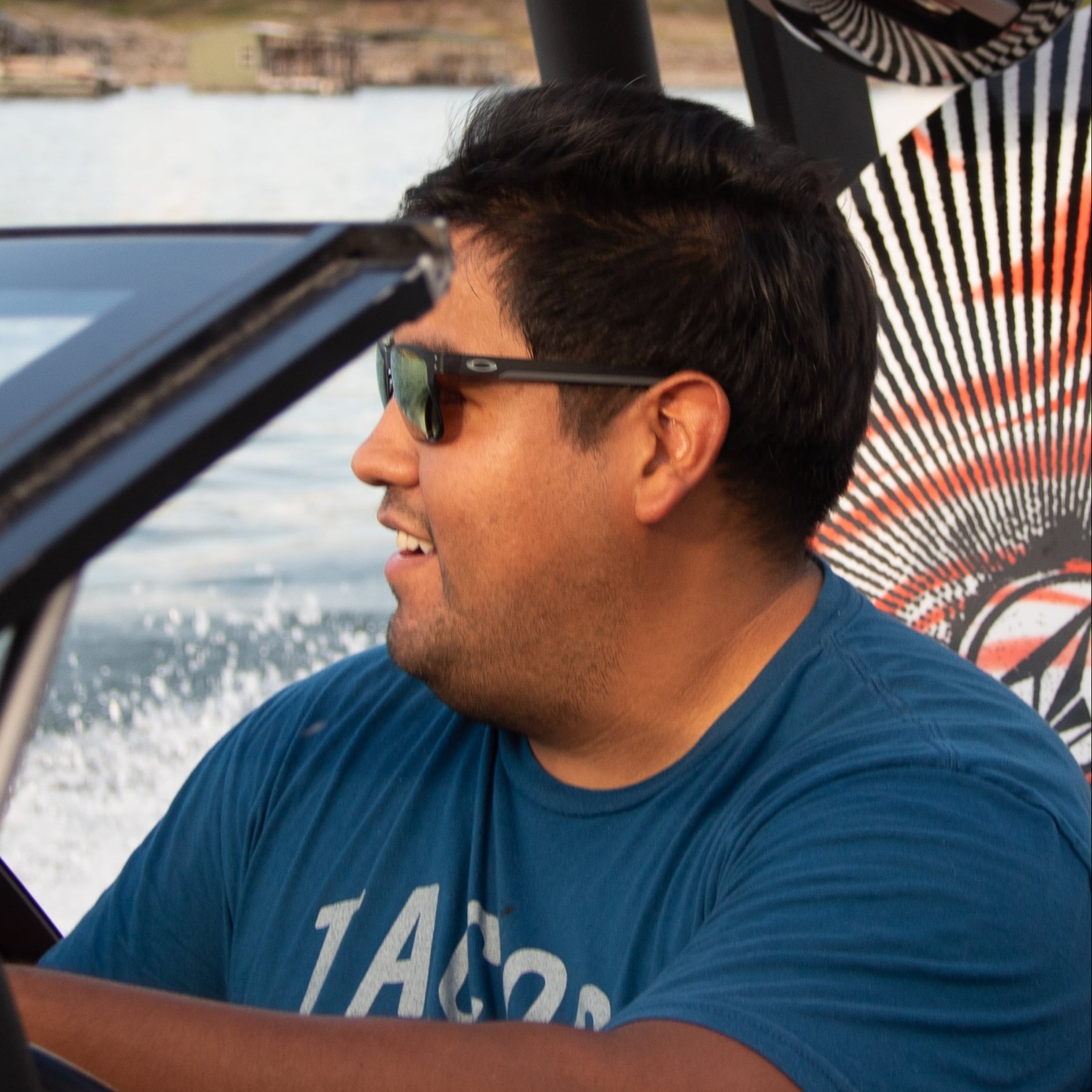 Jesse driving