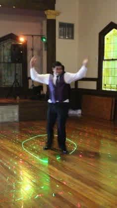 Jesse on dance floor @ maritza's wedding