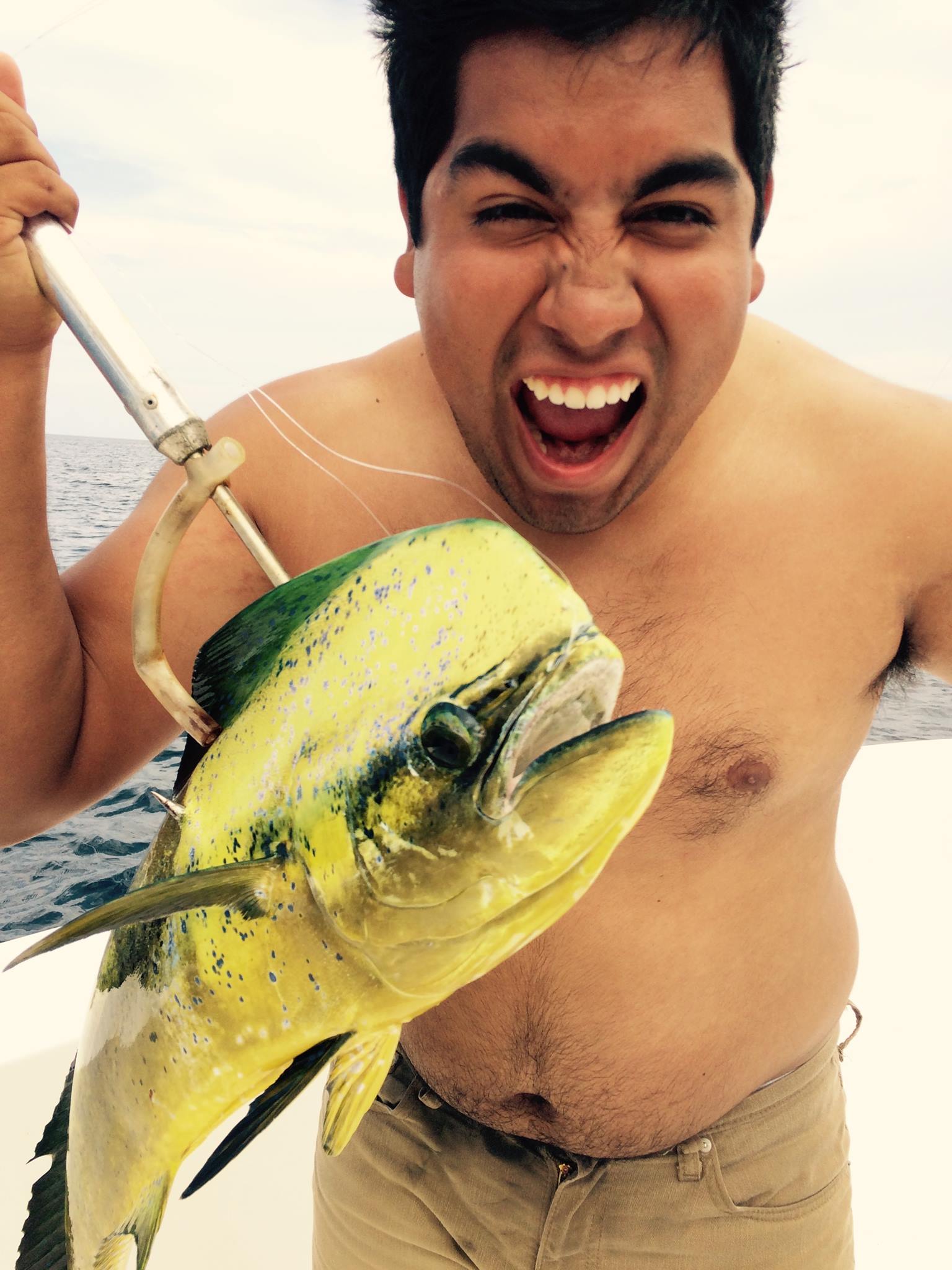 Jesse fishing