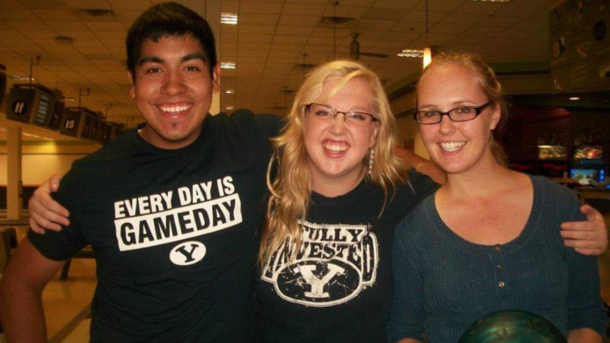 Jesse + Alex's roommates + bowling