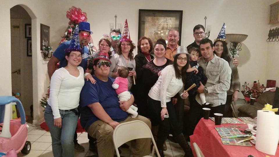 Jesse new years at Tia Martha