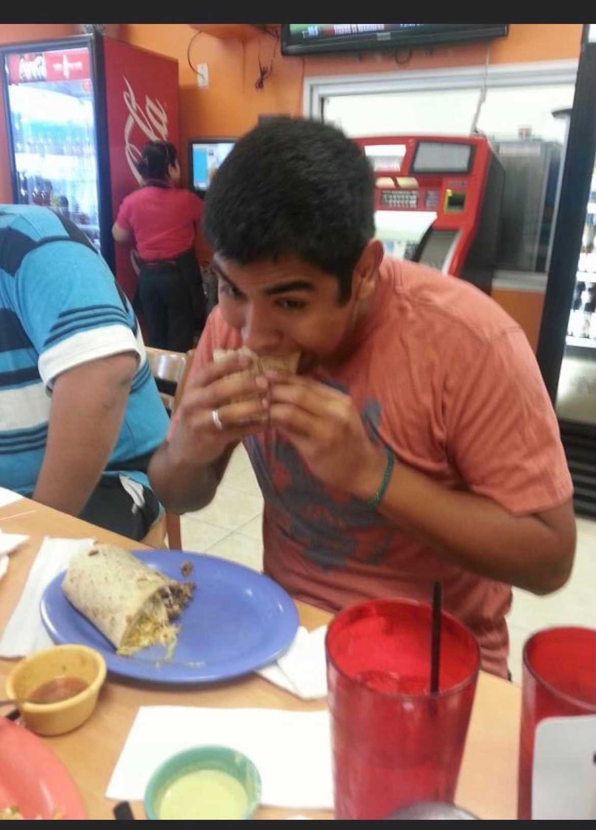 Jesse eating