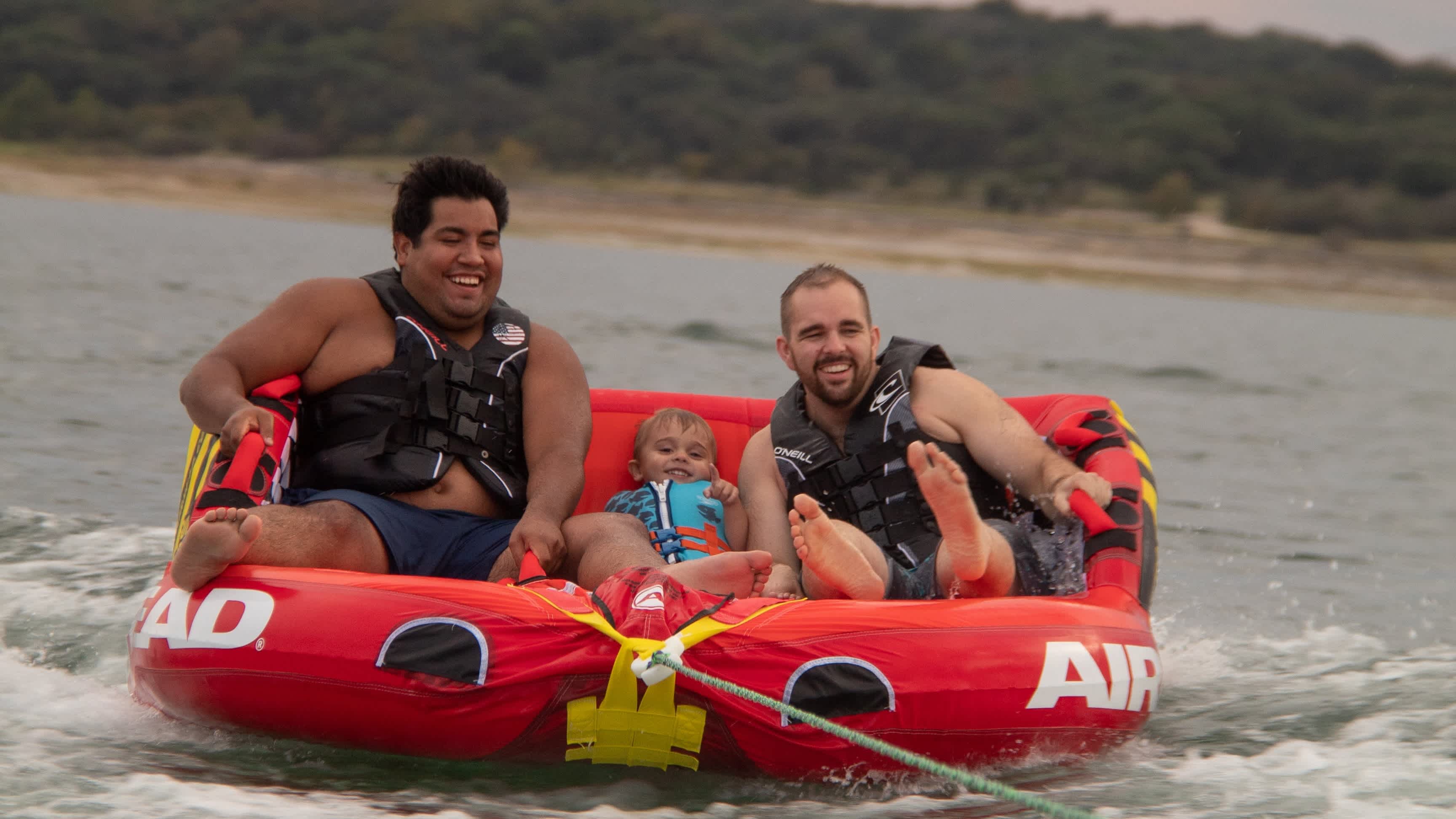 Taylor + Grayson + Jesse on the lake