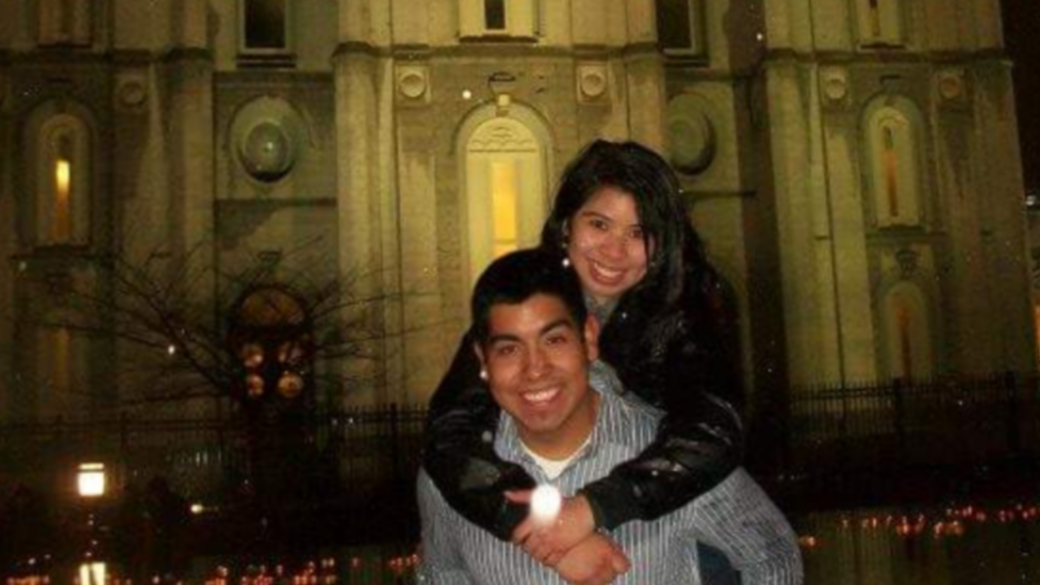 Alex + Jesse at the temple