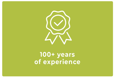 100+ years of experience