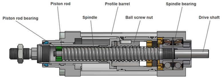 Electric Actuator cut away