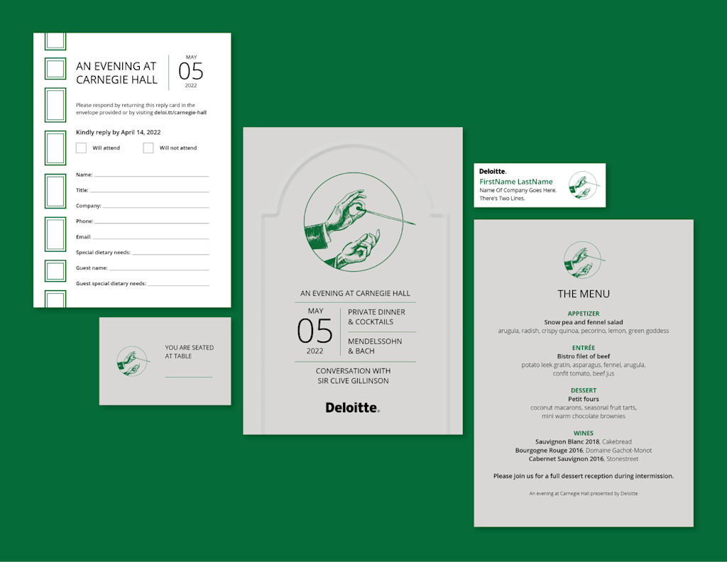 Carnegie Hall flatlay