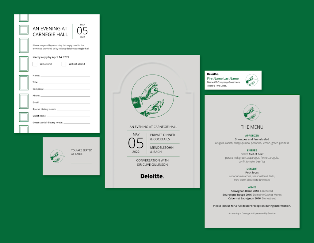 Carnegie Hall flatlay