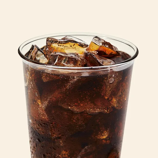 A cup of fountain soda