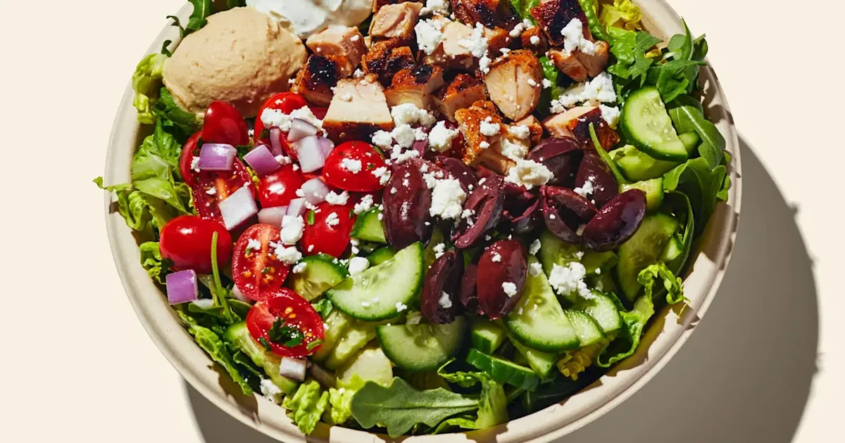 CAVA Greek Salad bowl
