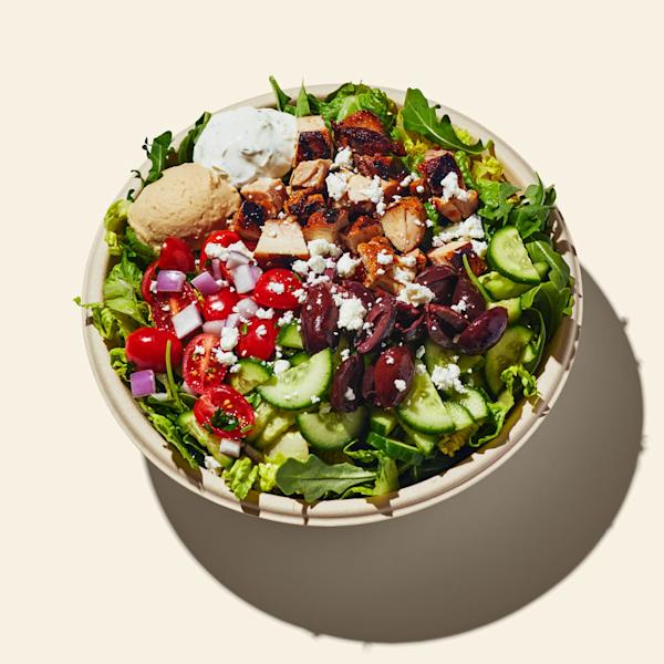 greek salad bowl