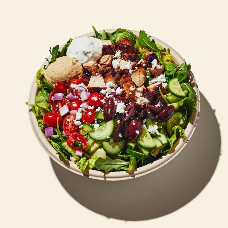 greek salad bowl