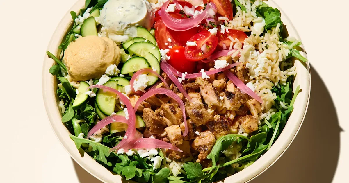 CAVA Chicken and Rice bowl