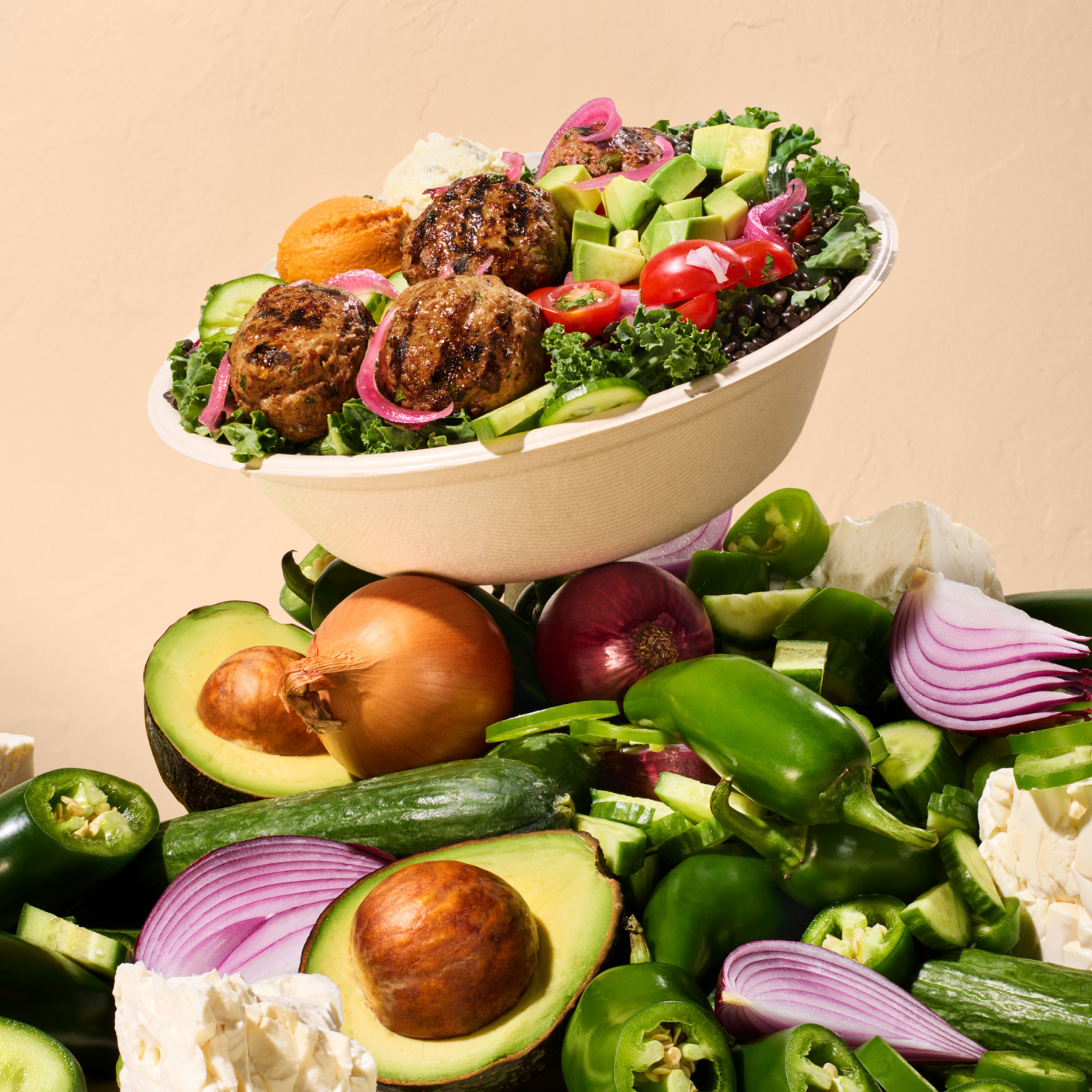 Spicy Lamb + Avocado Bowl | CAVA